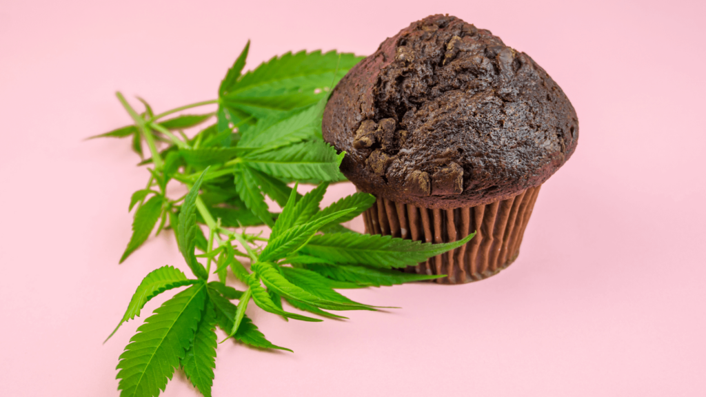 cannabis cupcake