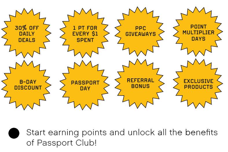 Signup to Passport Club